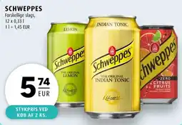 Scandinavian Park Schweppes forskellige slags erbjuda