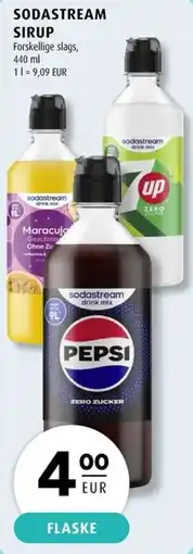 Scandinavian Park Sodastream sirup erbjuda