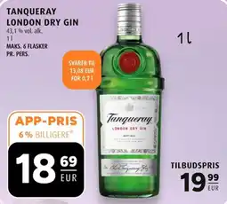 Scandinavian Park Tanqueray london dry gin erbjuda