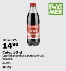 Biltema Biltema cola erbjuda