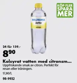 Biltema Biltema vatten med citronsmak erbjuda