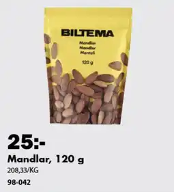 Biltema Biltema mandlar erbjuda
