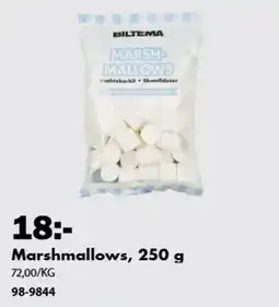 Biltema Biltema marshmallows erbjuda