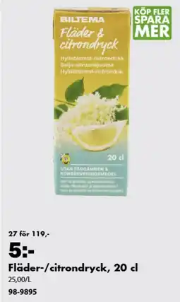 Biltema Biltema Fläder-/citondryck erbjuda