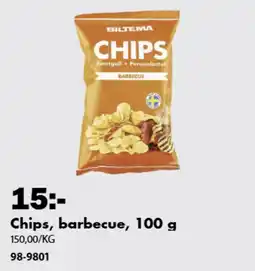 Biltema Biltema chips barbecue erbjuda