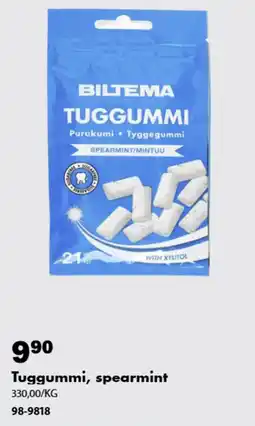 Biltema Biltema tuggummi spearmint erbjuda