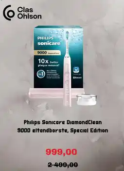Clas Ohlson Philips sonicare diamondclean 9000 eltandborste, special edition erbjuda