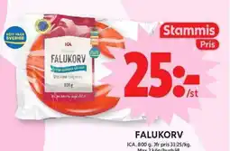 ICA Maxi Ica falukorv erbjuda