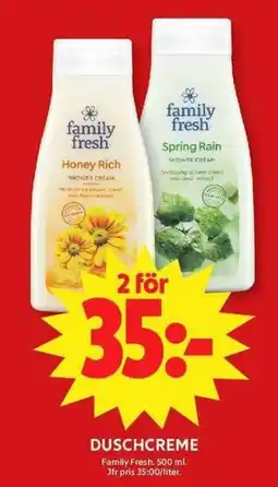 ICA Maxi Family Fresh Duschcreme erbjuda