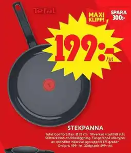 ICA Maxi Tefal stekpanna erbjuda