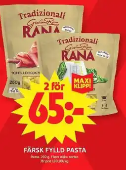 ICA Maxi Rana färsk fylld pasta erbjuda