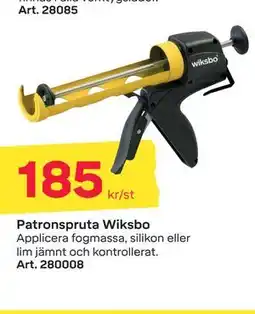 Byggmax Patronspruta Wiksbo erbjuda