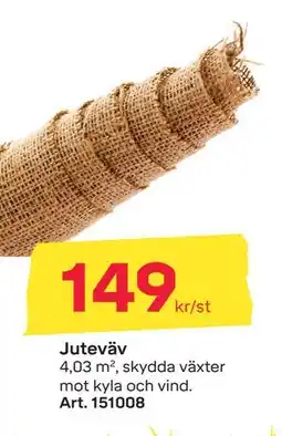 Byggmax Juteväv erbjuda