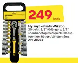 Byggmax Hylsnyckelsats Wiksbo erbjuda