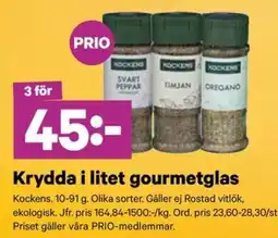 City Gross Kockens krydda i litet gourmetglas erbjuda