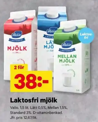 Valio laktosfri mjölk