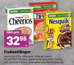 City Gross Nestlé frukostflingor erbjuda
