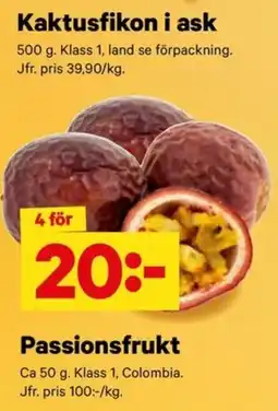 City Gross Passionsfrukt erbjuda