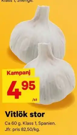City Gross Vitlök stor erbjuda