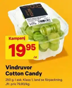 City Gross Vindruvor Cotton Candy erbjuda