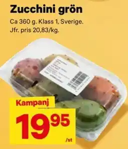 City Gross Zucchini grön erbjuda