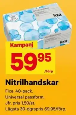 City Gross Fixa nitrilhandskar erbjuda