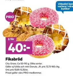 City Gross Fikabröd erbjuda