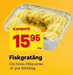 City Gross Fiskgratäng erbjuda