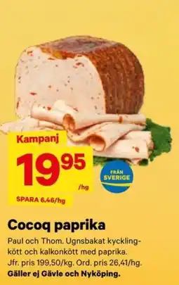 City Gross Cocoq paprika erbjuda