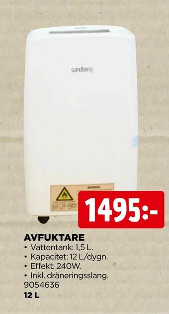 Jem&Fix Avfuktare erbjuda