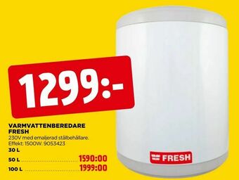 Jem&Fix Varmvattenberedare fresh erbjuda