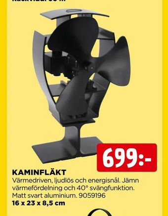 Jem&Fix Kaminfläkt erbjuda