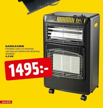 Jem&Fix Gasolkamin erbjuda