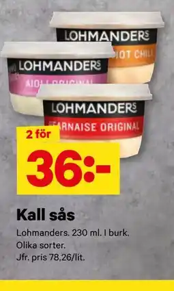 City Gross Kall sås erbjuda