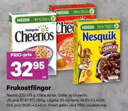 City Gross Frukostflingor, Pris i appen erbjuda