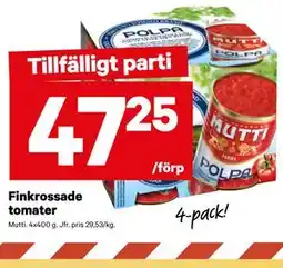 City Gross Finkrossade tomater erbjuda