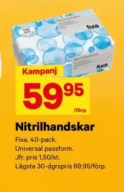 City Gross Nitrilhandskar erbjuda