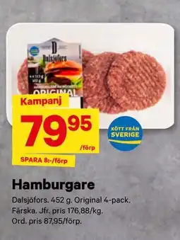 City Gross Hamburgare erbjuda