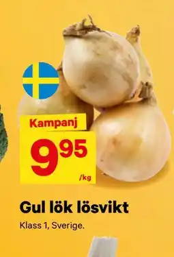 City Gross Gul lök lösvikt erbjuda