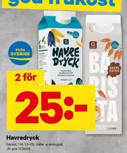 City Gross Havredryck erbjuda