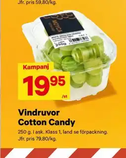 City Gross Vindruvor Cotton Candy erbjuda