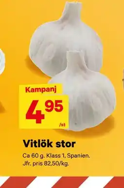 City Gross Vitlök stor erbjuda