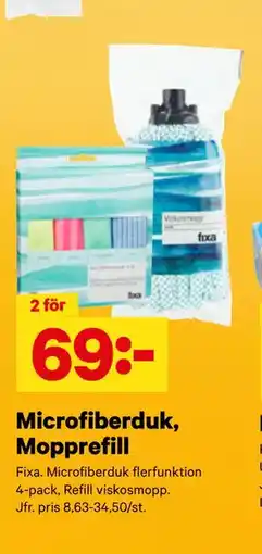 City Gross Microfiberduk, Mopprefill erbjuda