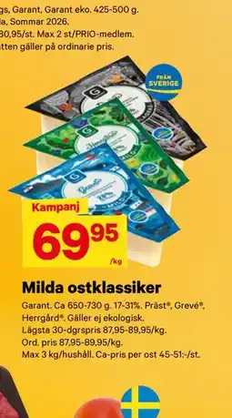 City Gross Milda ostklassiker erbjuda