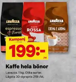 City Gross Kaffe hela bönor erbjuda