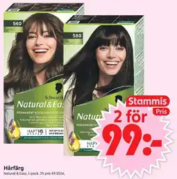 ICA Supermarket Schwarzkopf Natural & Easy Hårfärg erbjuda