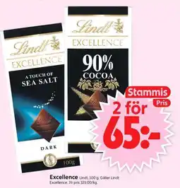 ICA Supermarket Lindt Excellence erbjuda