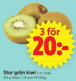 ICA Supermarket Stor grön kiwi erbjuda