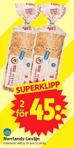 ICA Supermarket Norrlands-Levän erbjuda