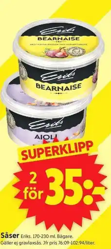 ICA Supermarket Eriks Såser erbjuda